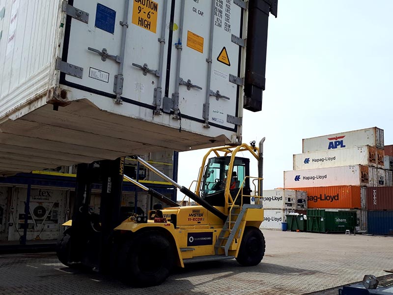 london gateway empty container storage services from solent stevedores