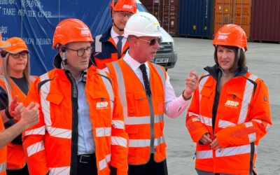 Labour Party Visit to our rail and container operations at the Port of Southampton