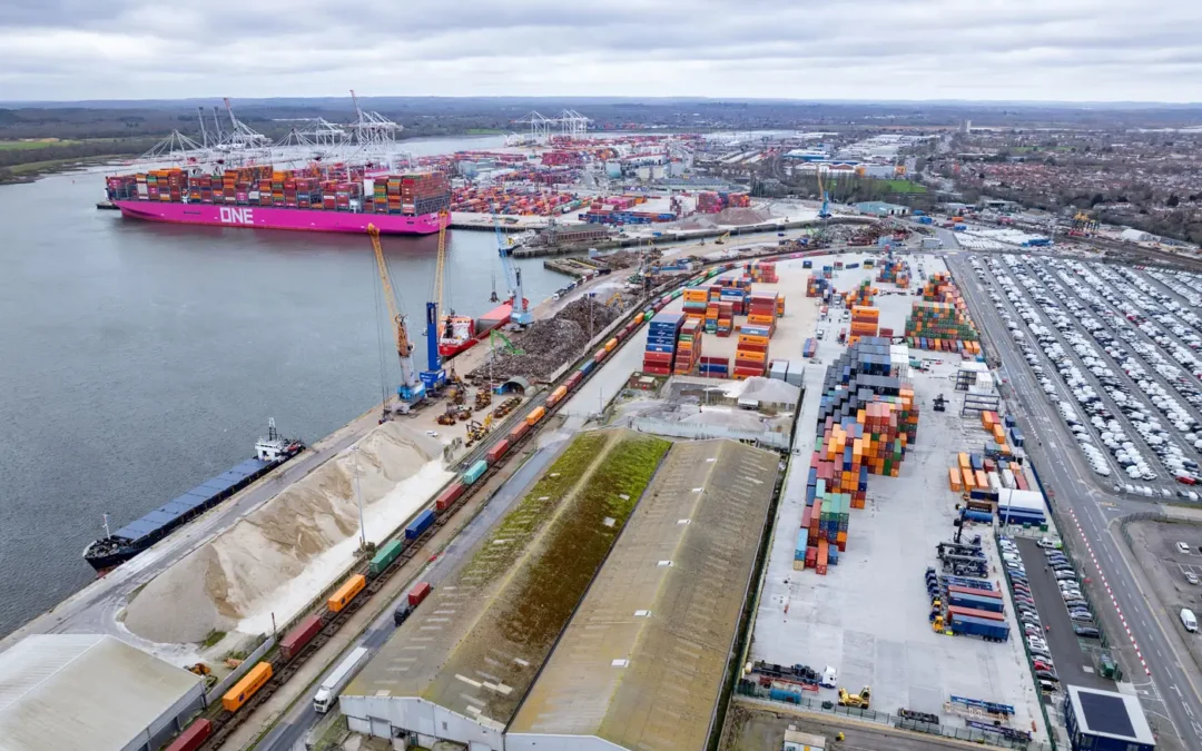 Solent Rail Terminal reports high performance in first six months of operations